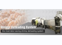 Macchine per la decapitazione di gamberetti industriali SUS316 Durable for Head Cutting