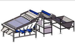 3P Durable Shrimp Grading Machine, attrezzatura anti-erosione per la classificazione dei gamberi